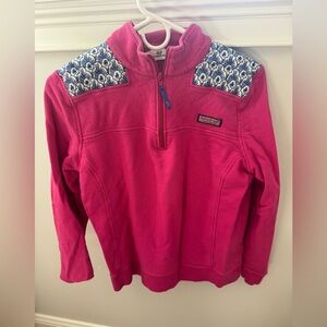 Vineyard Vines Pink Quarter-Zip with